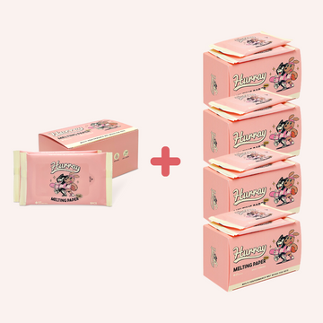 HURRAY Melting Paper Portable Pet Wet Wipes Set