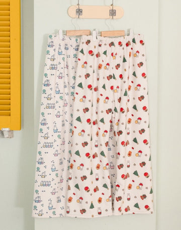 NOUTTI Christmas Miffy Adult Miffy Fleece Pajama Pants - BORINGTHINGS