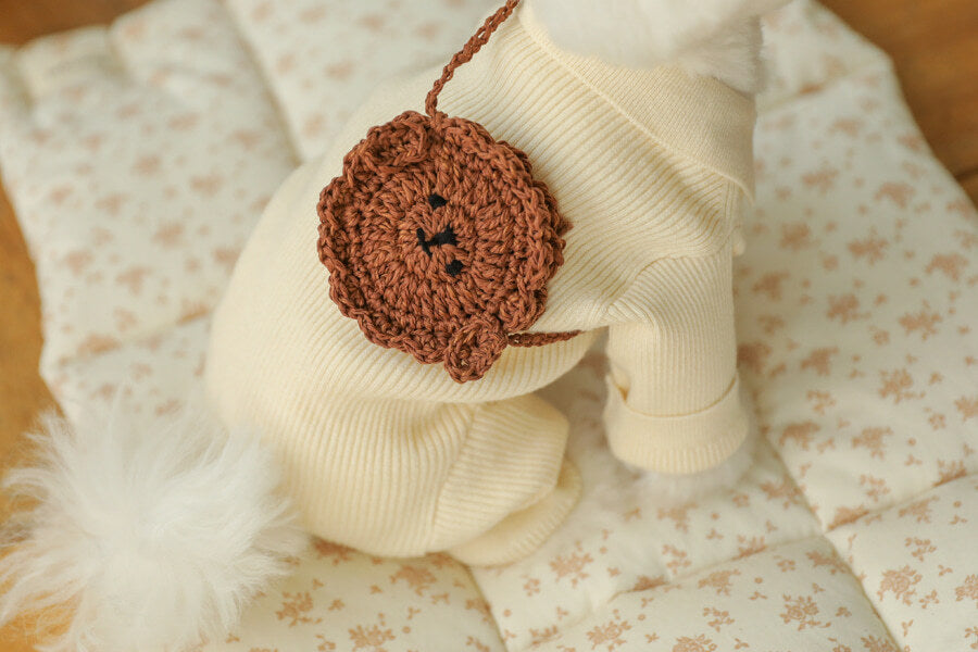 BA&TTANG Poodle Crochet Mini Bag