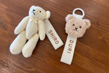 BA&TTANG Bear Embroidery Name Tag