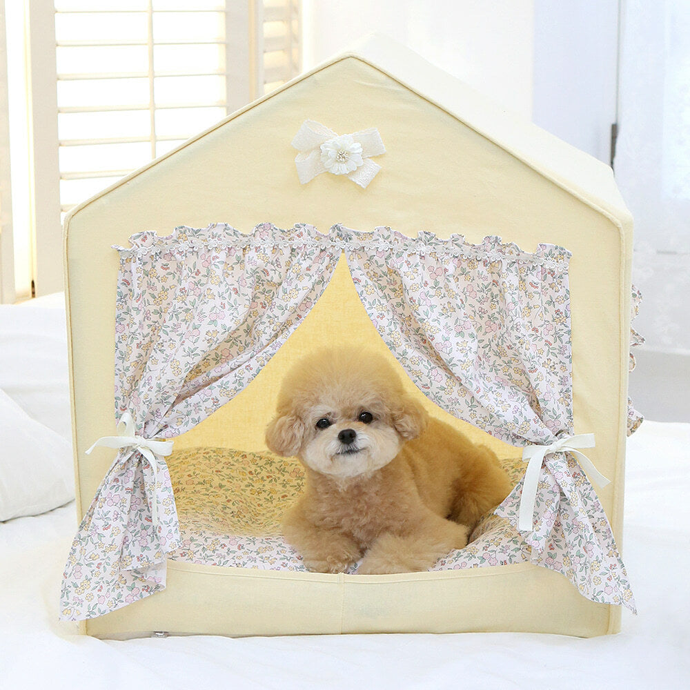 ITS DOG Floral Garden Frame House