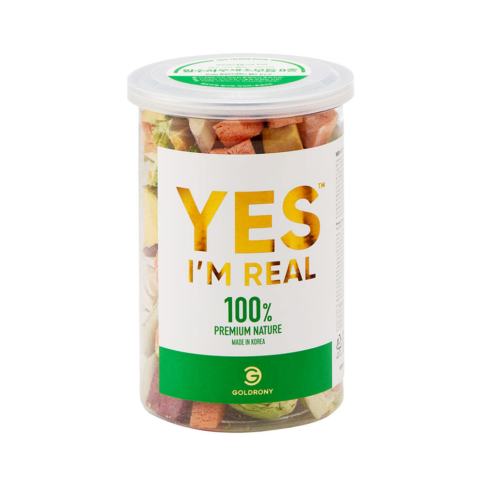 GOLDRONY Yes I'm Real Daily Vegetables Mix Treat (Dog & Cat)