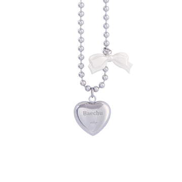 THESALLYSLAW Shine Heart Naming Necklace (Human / Pet)