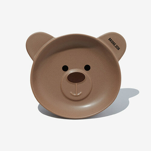 BRIDGE DOG Bear Dish - Caramel