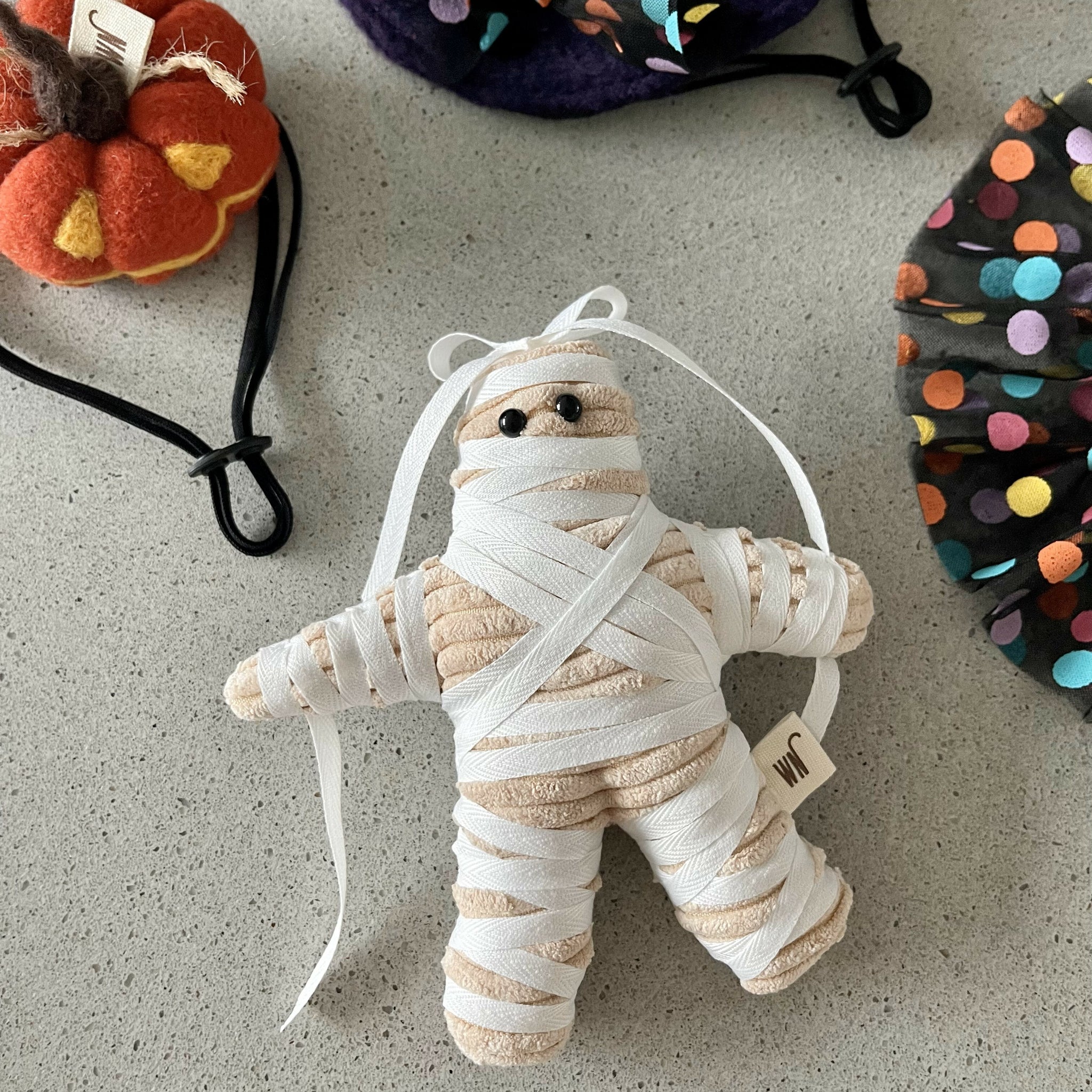 WETNOSE Halloween Mummy Toy (Cat Matatabi / Squeaky)