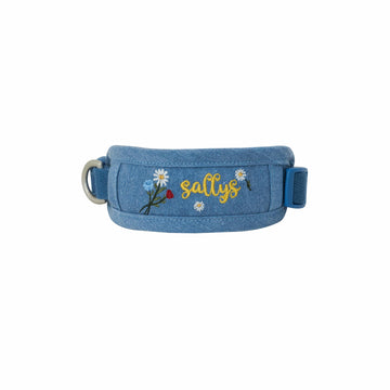 THESALLYSLAW Daisy Flower Collar (Blue)