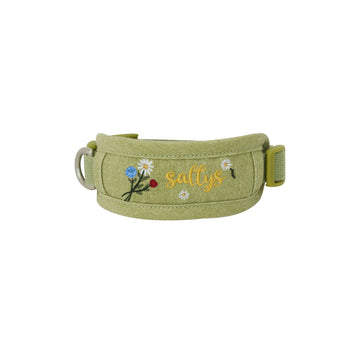 THESALLYSLAW Daisy Flower Collar (Olive)