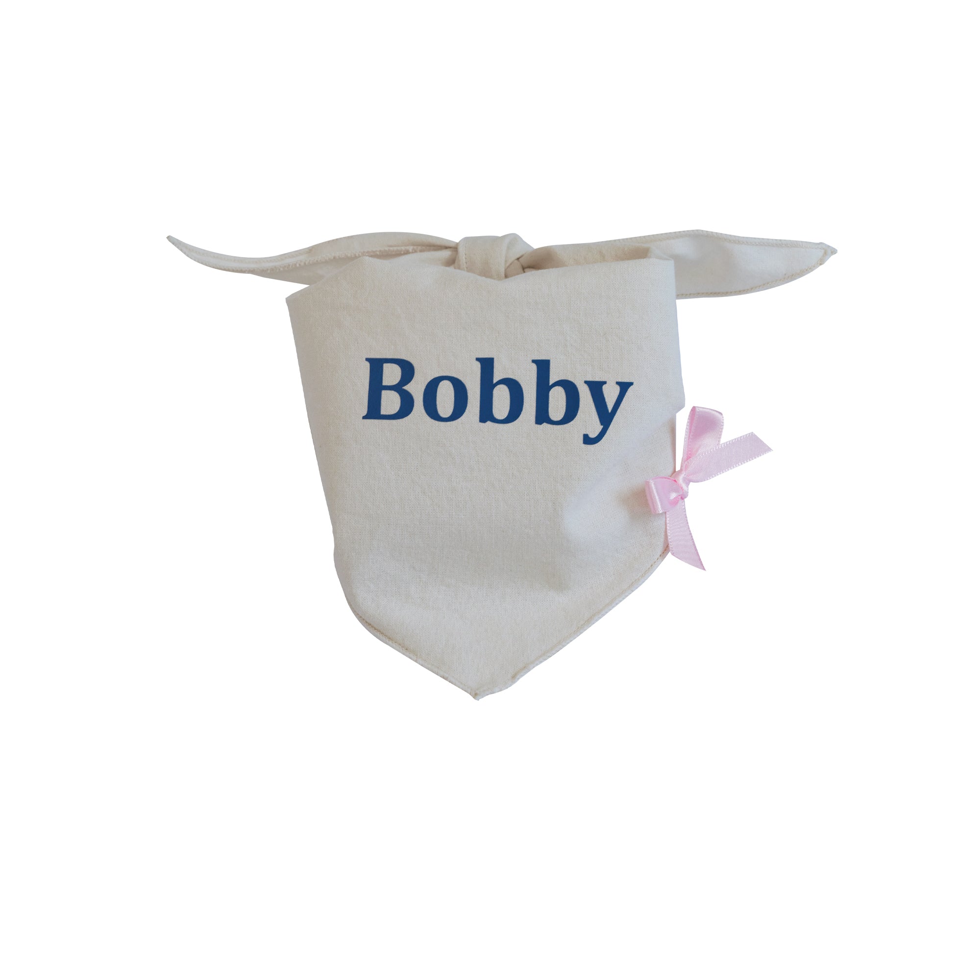 THESALLYSLAW Customized Ribbon Bandana (Ivory)