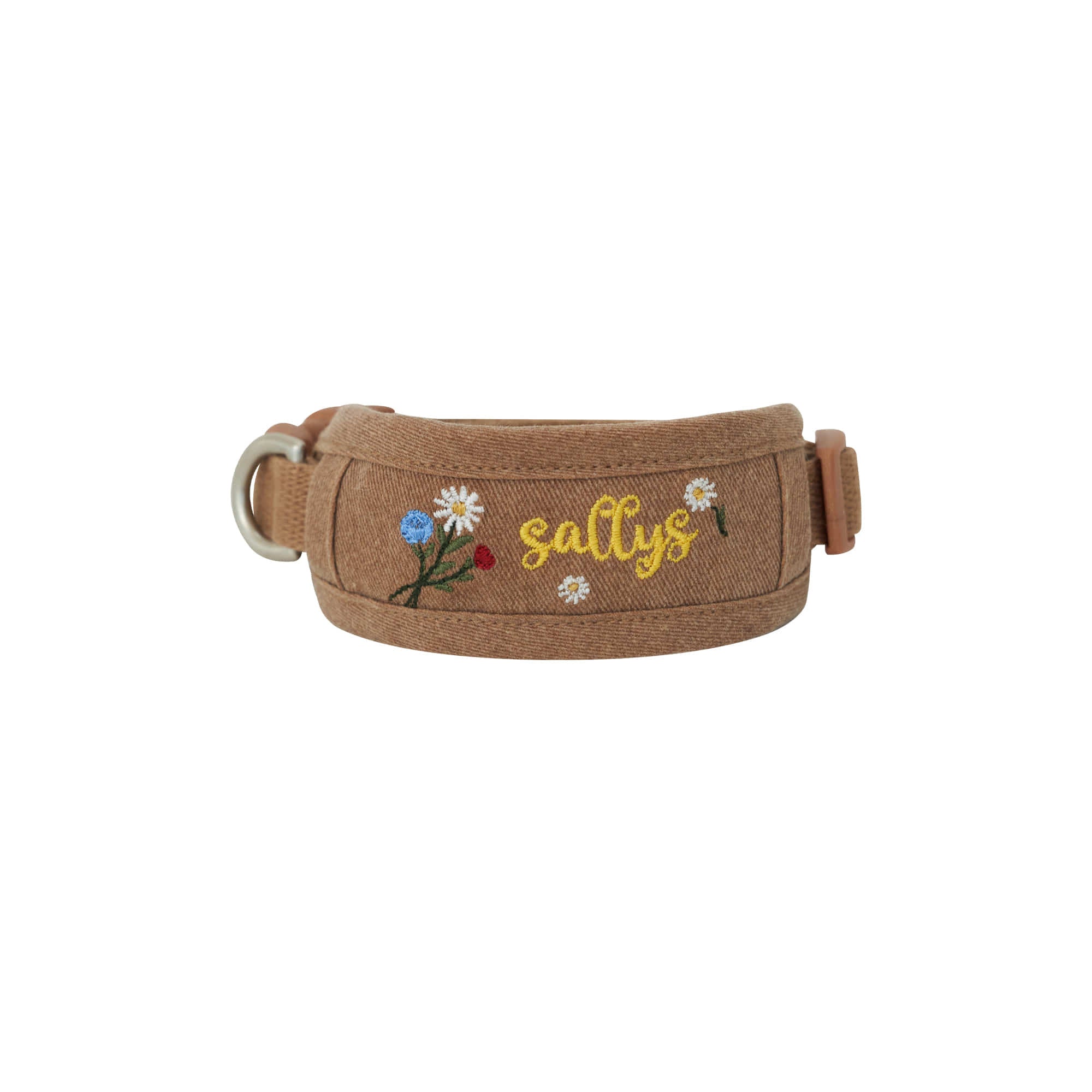 THESALLYSLAW Daisy Flower Collar (Brown)