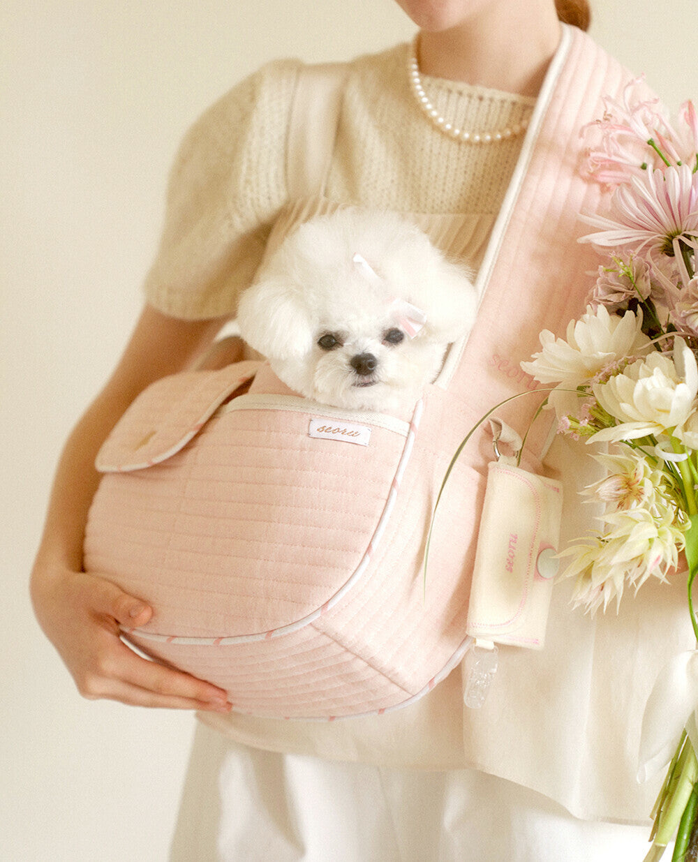 I AM SEORU Classic Shell Pet Bag (Pink)