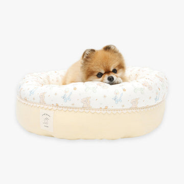 ITS DOG Organic Honey Bebe Round Bed