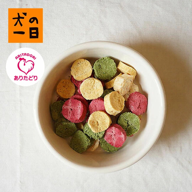 INUNOICHINICHI Kyushu Three Kinds of Vegetable Cookies (10 PCS)